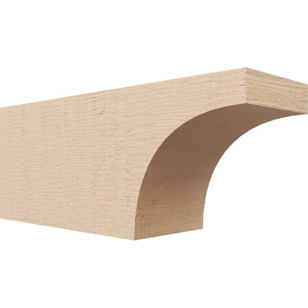 Ekena Millwork 6in. W x 8in. H x 20in. L Huntington Woodgrain TimberThane Rafter Tail, Primed Tan RFTUR06X08X20HUNRCPR